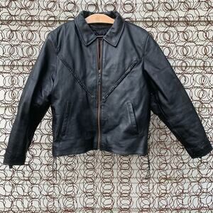 USA Bikers Dream Apparel black motorcycle jacket